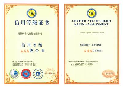 西格碼榮膺湖南省“AAA級信用單位”，企業(yè)信用建設(shè)再添新章